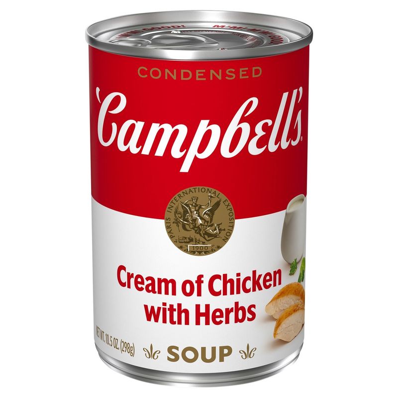 Campbell's Condensed Cream of Chicken with Herbs Soup, 10.5 oz