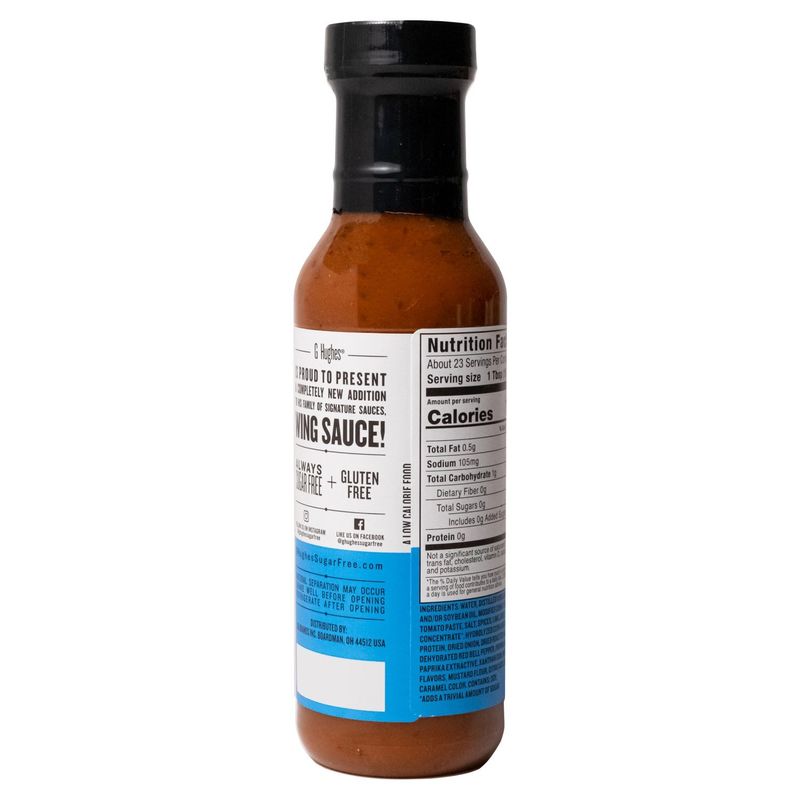 G Hughes Sugar Free Caribbean Jerk Wing Sauce, 12 fl oz