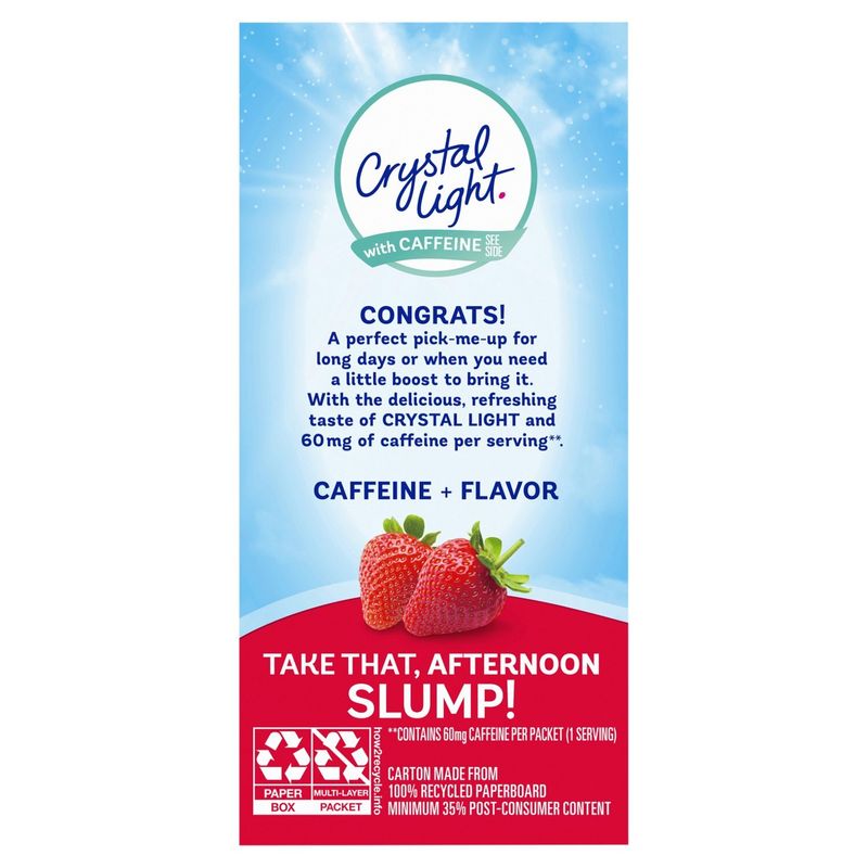 Crystal Light Wild Strawberry Drink Mix, 0.11 oz, 10 count