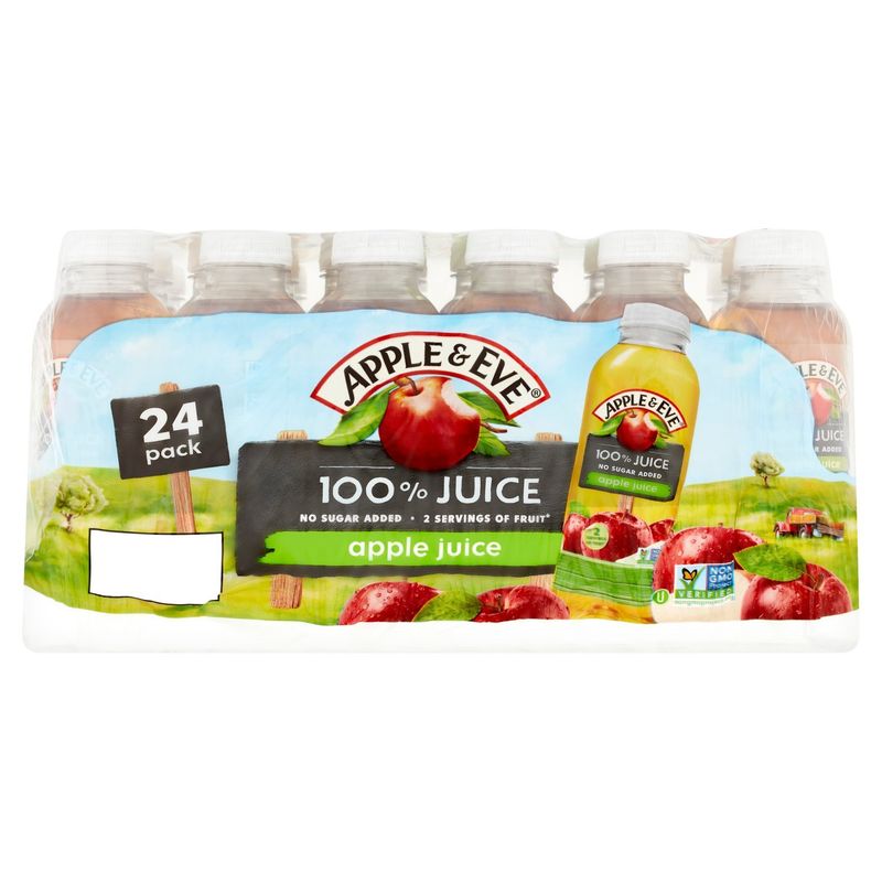 Apple &amp; Eve Apple 100% Juice, 10 fl oz, 24 count