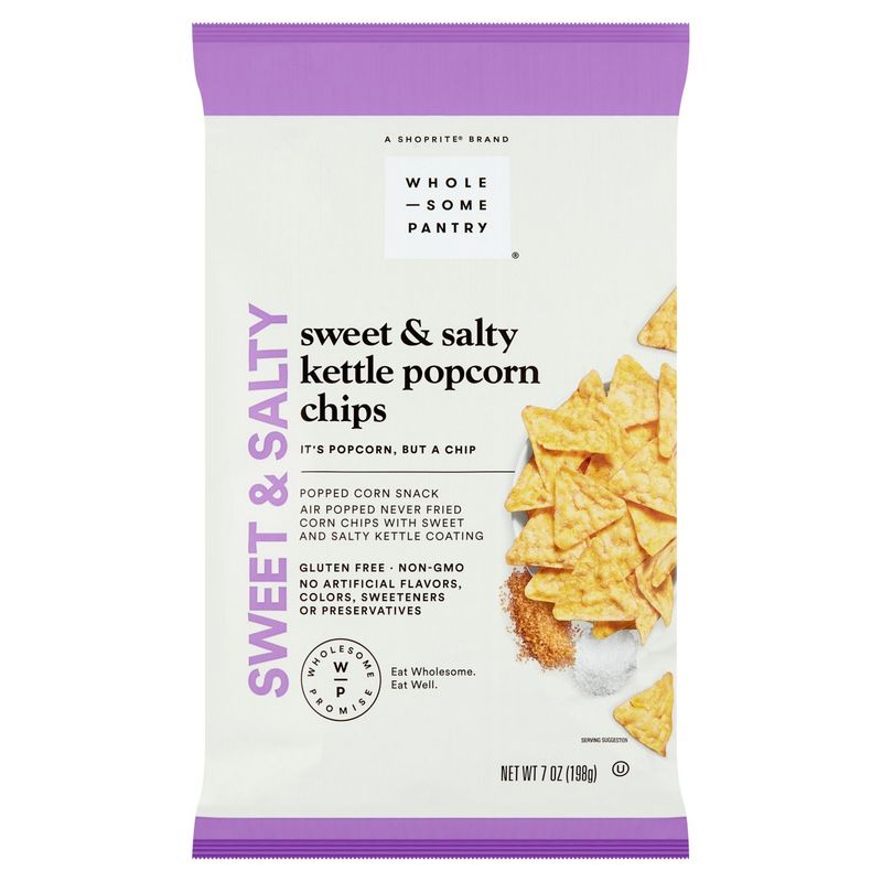 Wholesome Pantry Sweet &amp; Salty Kettle Popcorn Chips, 7 oz