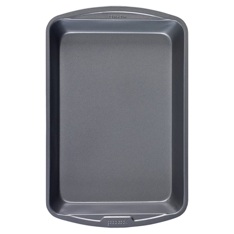 GoodCook Nonstick Steel Bake &amp; Roast Pan, 13" x 9", Gray