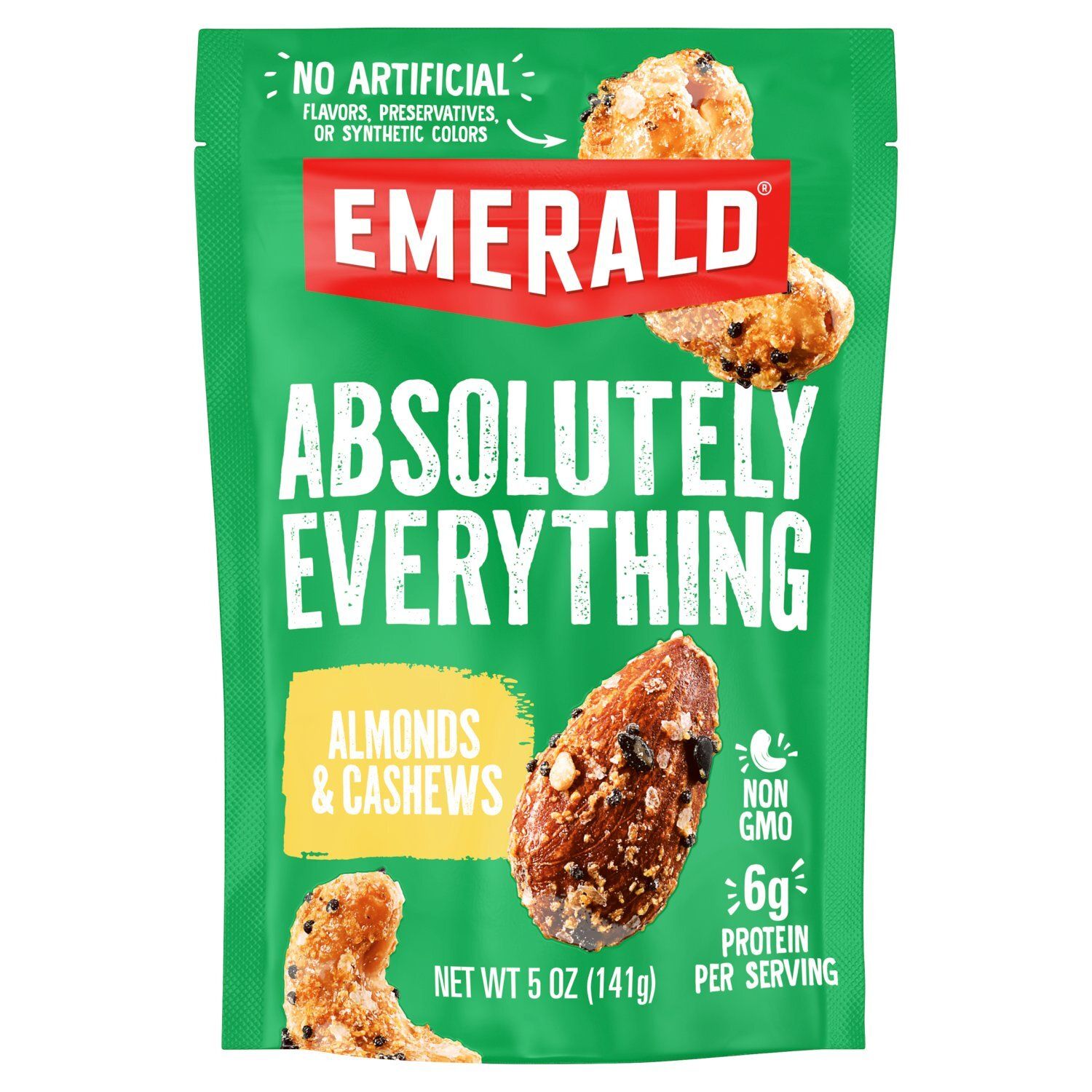 Emerald Absolutely Everything Almonds &amp; Cashews, 5 oz