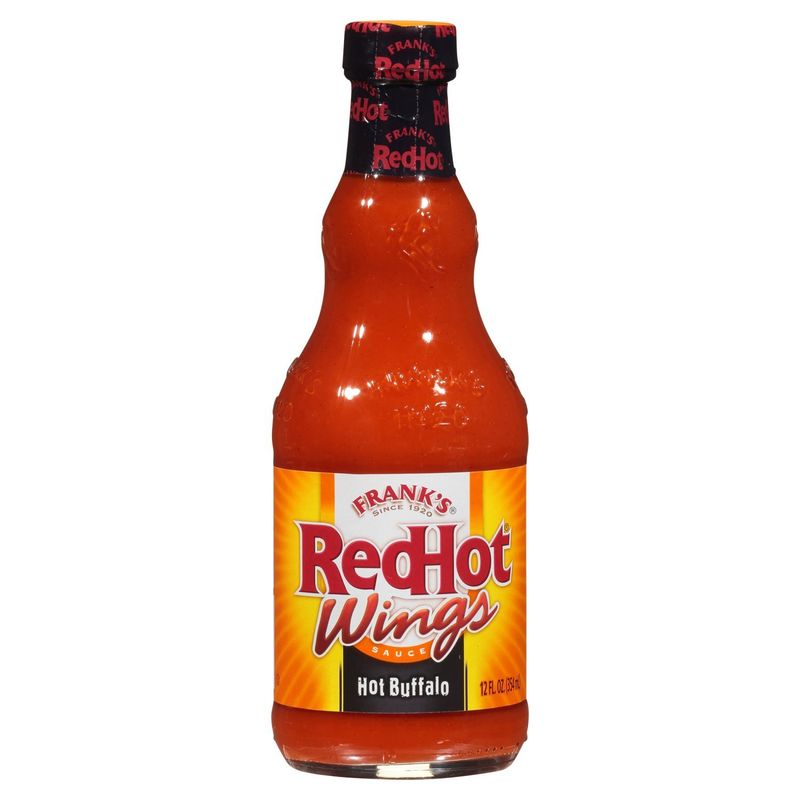 Frank's RedHot Hot Buffalo Wings Sauce, 12 fl oz
