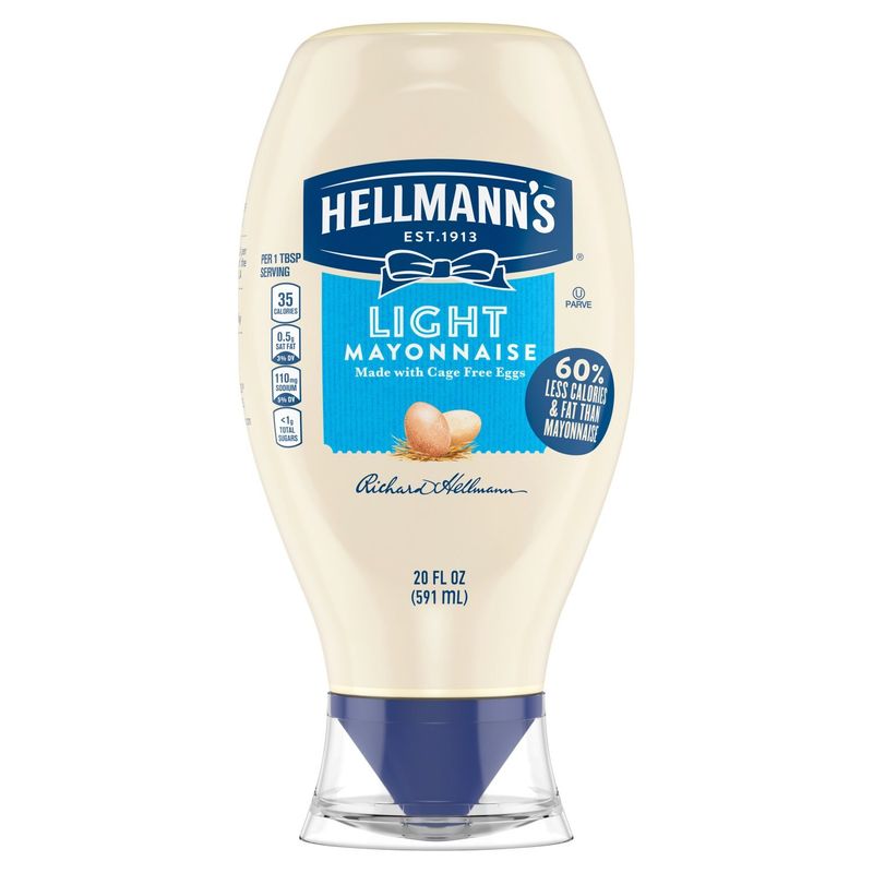 Hellmann's Light Mayonnaise, 20 fl oz