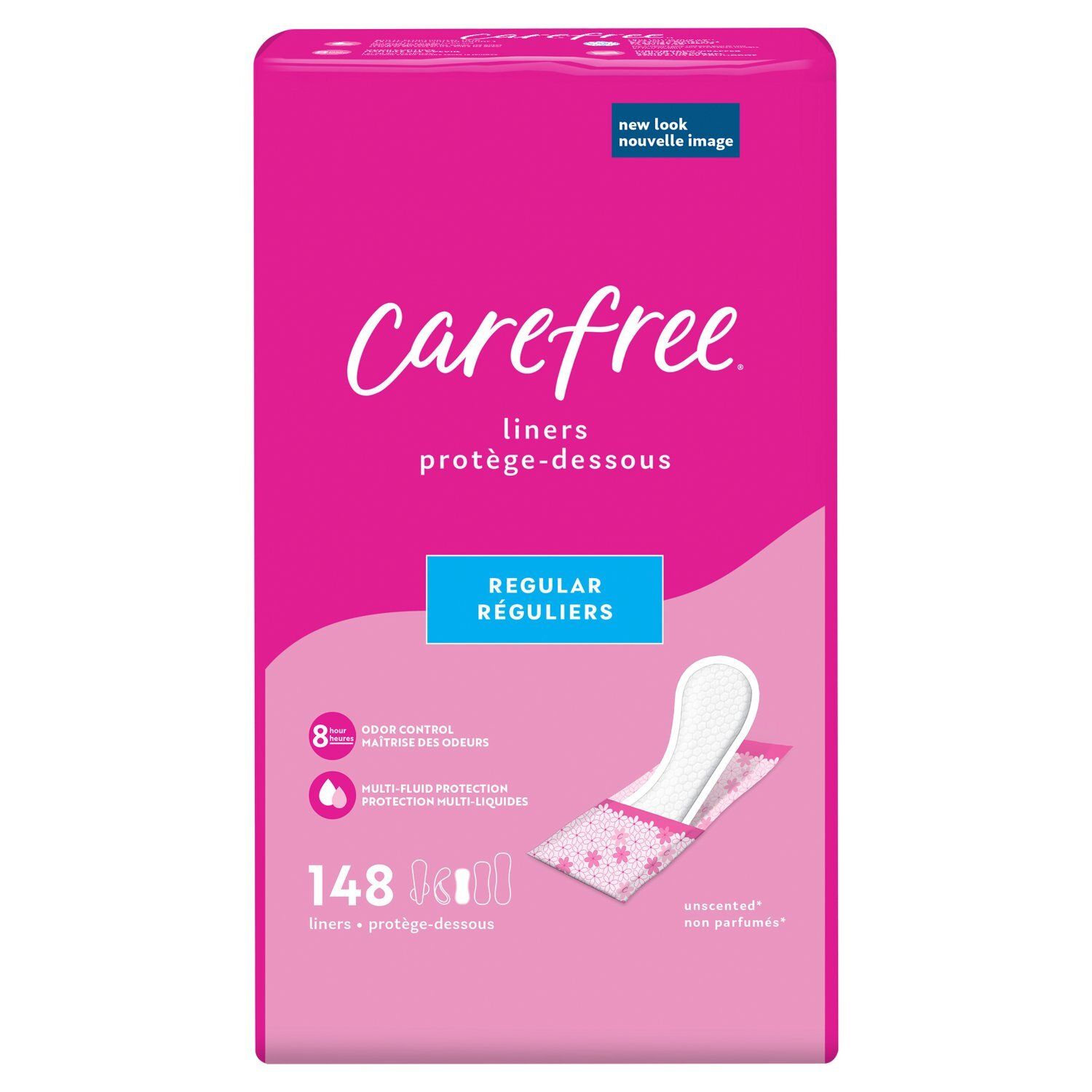 Carefree Regular Liners, 148 count