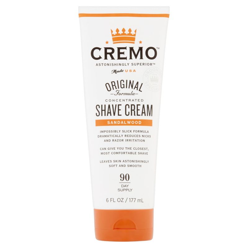 Cremo Astonishingly Superior Sandalwood Concentrated Shave Cream, 6 fl oz