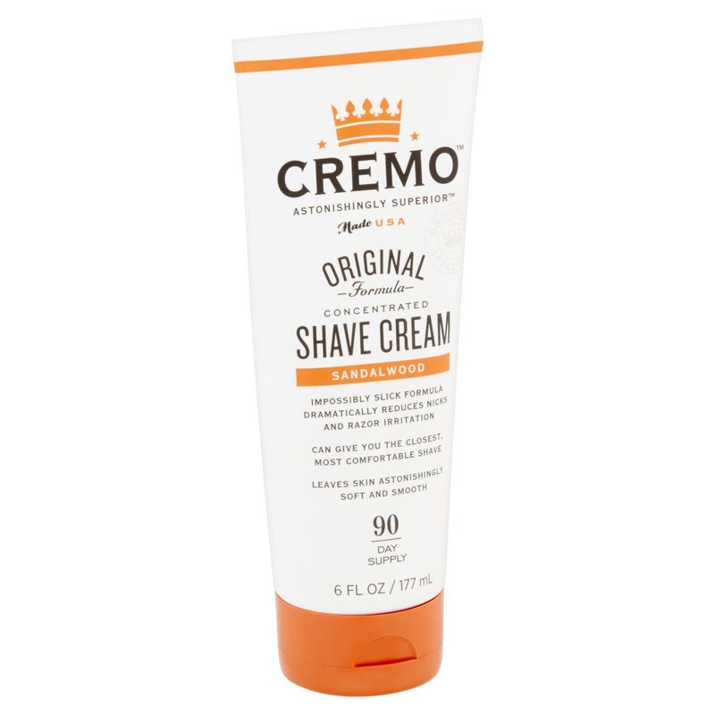 Cremo Astonishingly Superior Sandalwood Concentrated Shave Cream, 6 fl oz