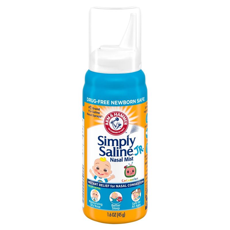 Arm &amp; Hammer Simply Saline Jr. Instant Relief Nasal Mist, 1.6 oz