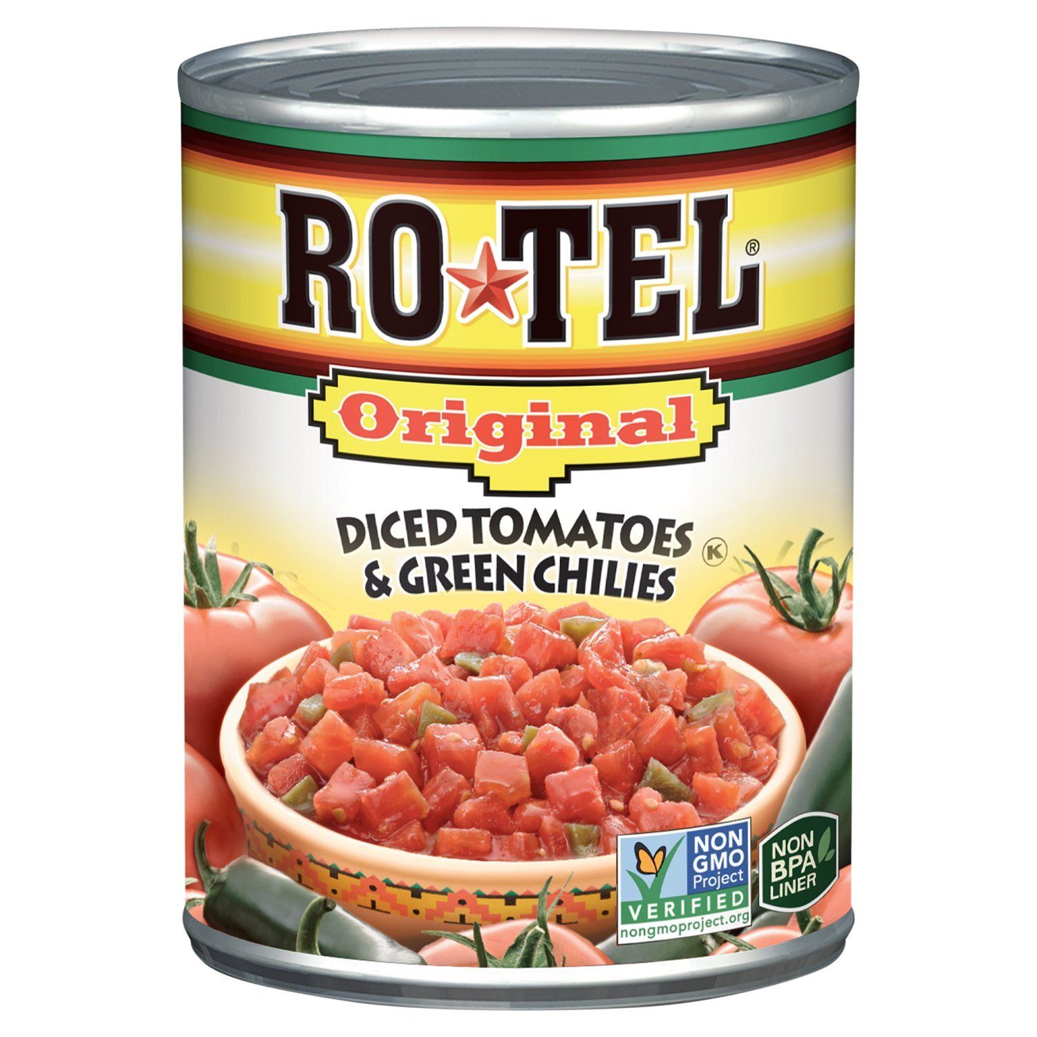 Ro-Tel Original Diced Tomatoes &amp; Green Chilies, 10 oz