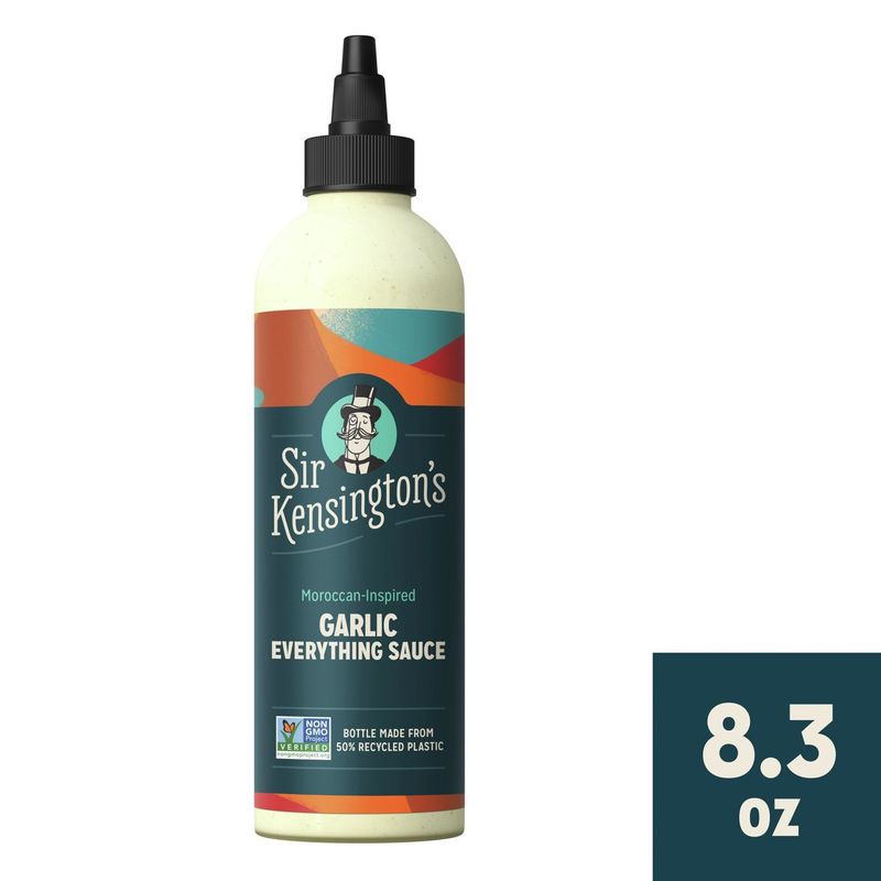 Sir Kensington's Garlic Everything Sauce, 8.3 fl oz