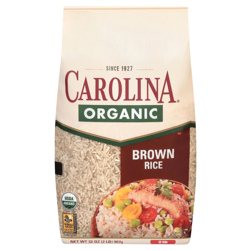 Carolina Organic Brown Rice, 32 oz