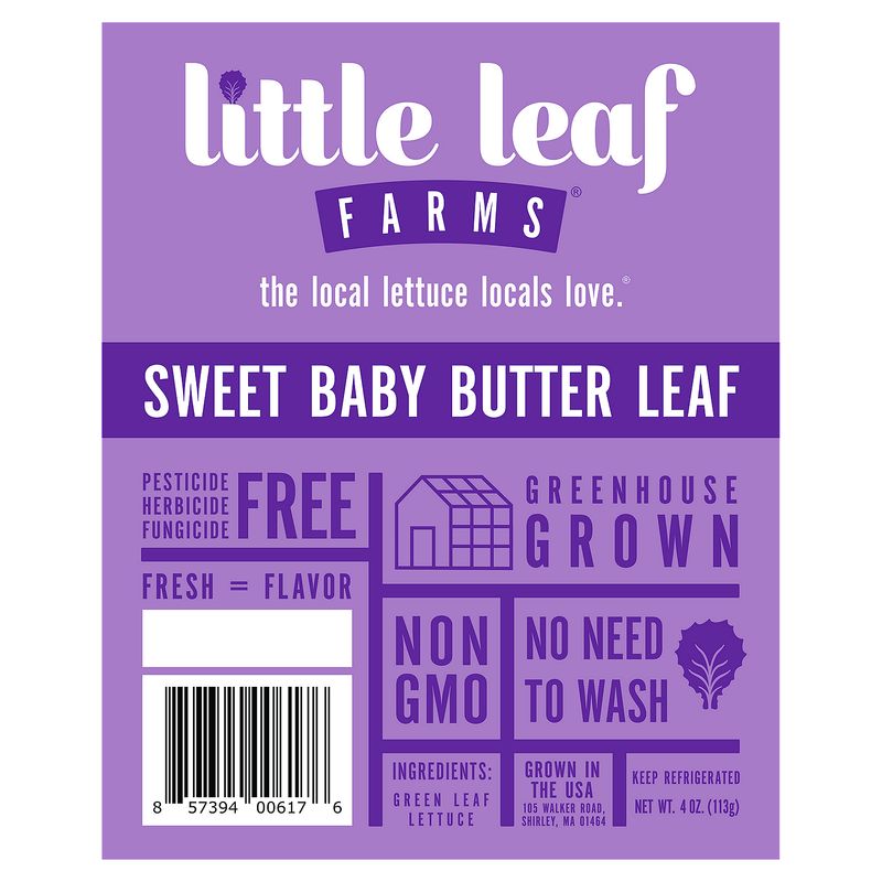 Little Leaf Farms Sweet Baby Butter Leaf, 4 oz