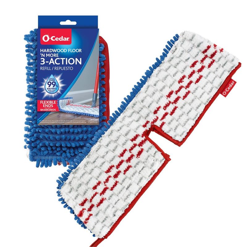 O-Cedar Hardwood Floor 'N More Mop Flip Refill