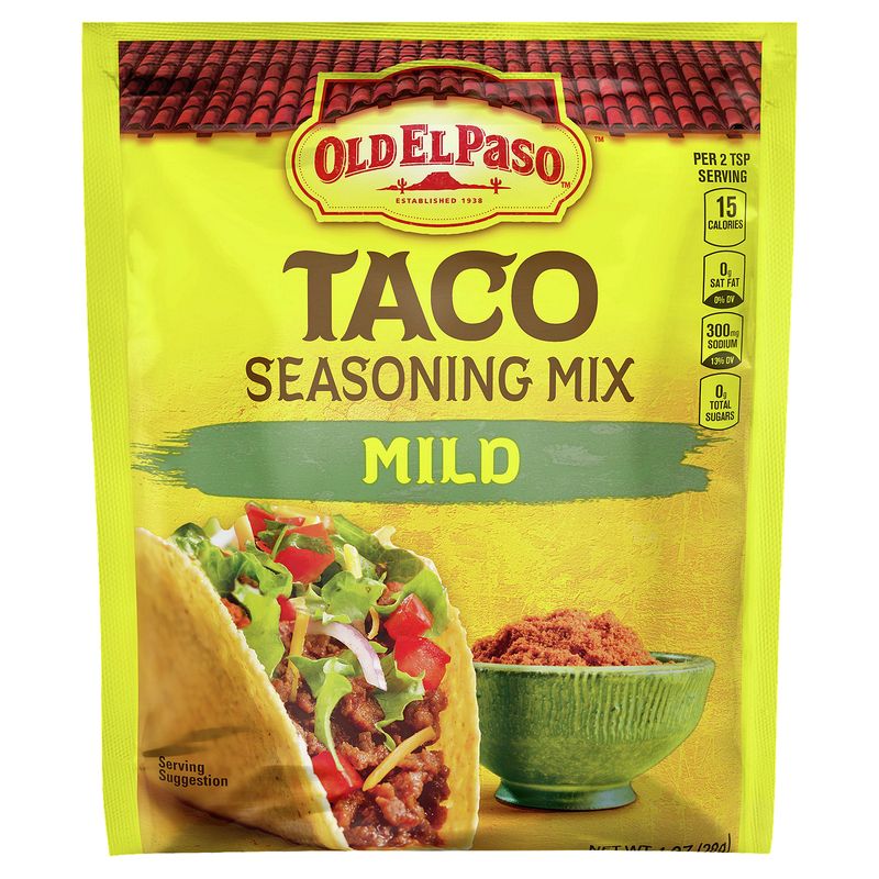 Old El Paso Mild Taco Seasoning Mix, 1 oz