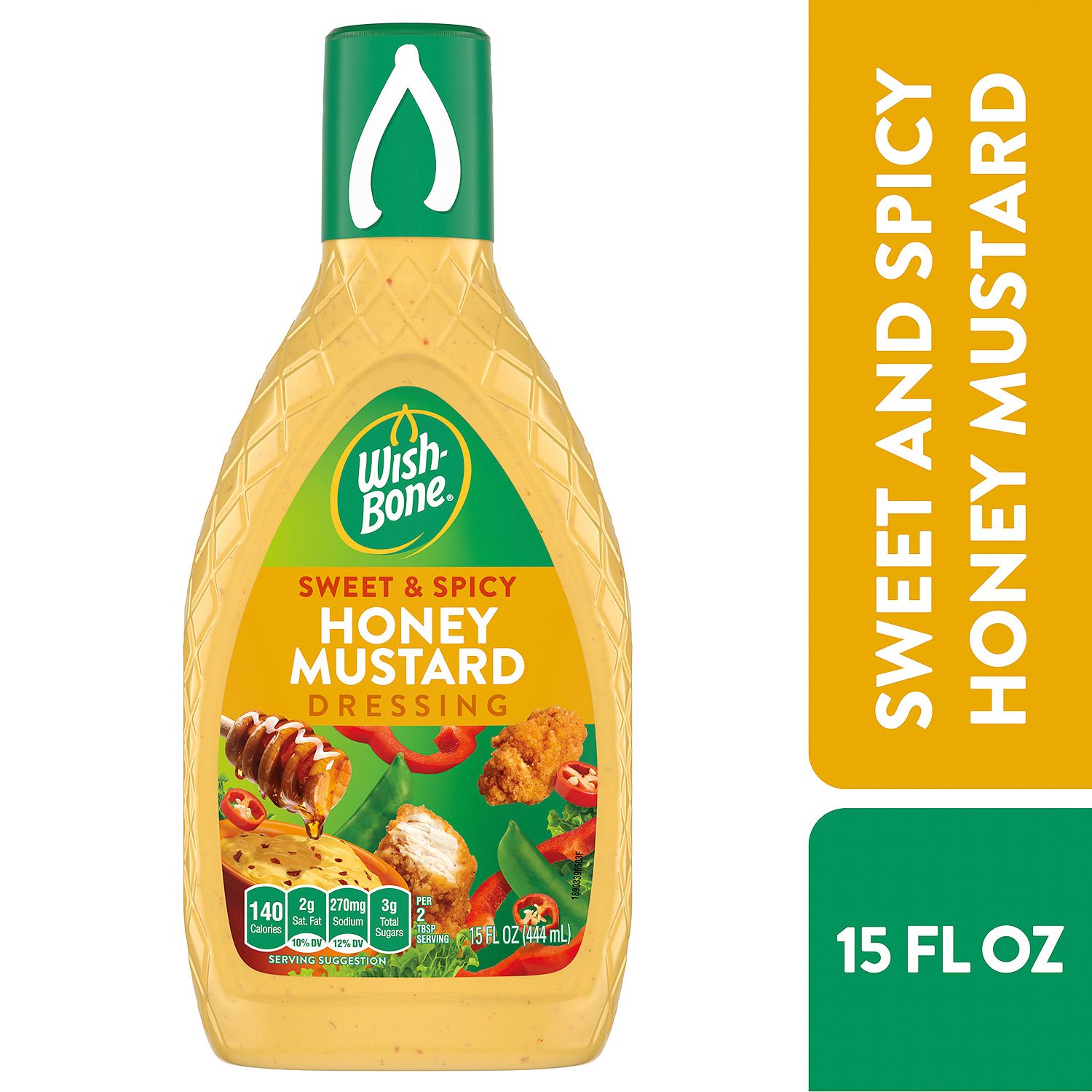 Wish-Bone Sweet &amp; Spicy Honey Mustard Dressing, 15 fl oz
