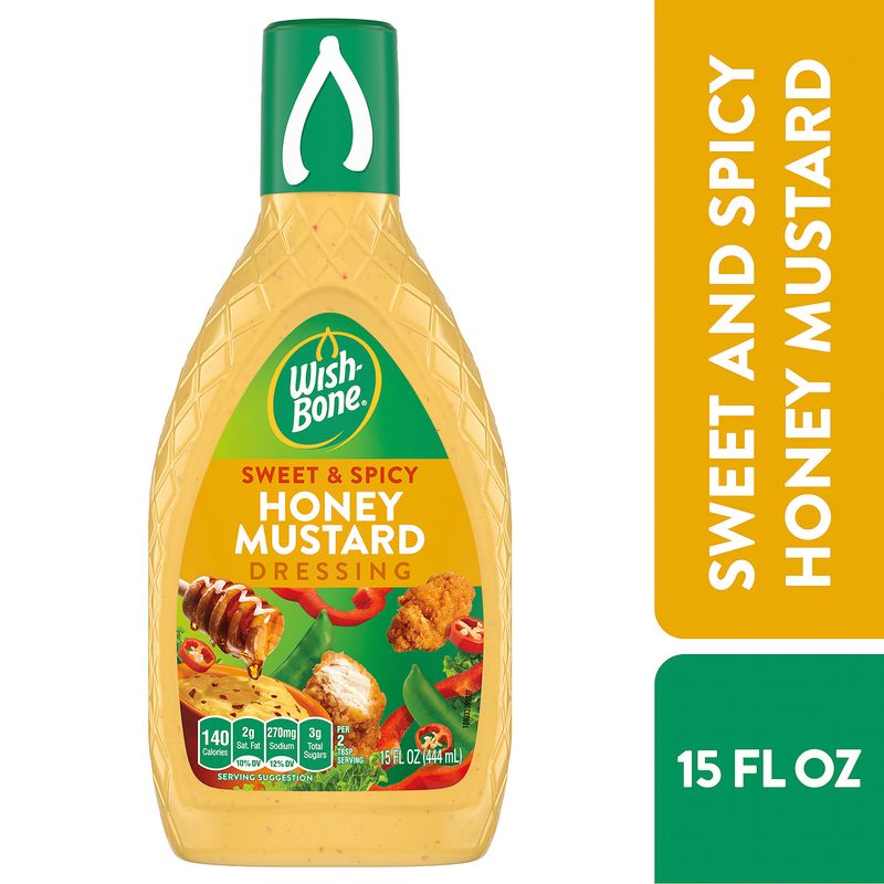 Wish-Bone Sweet &amp; Spicy Honey Mustard Dressing, 15 fl oz
