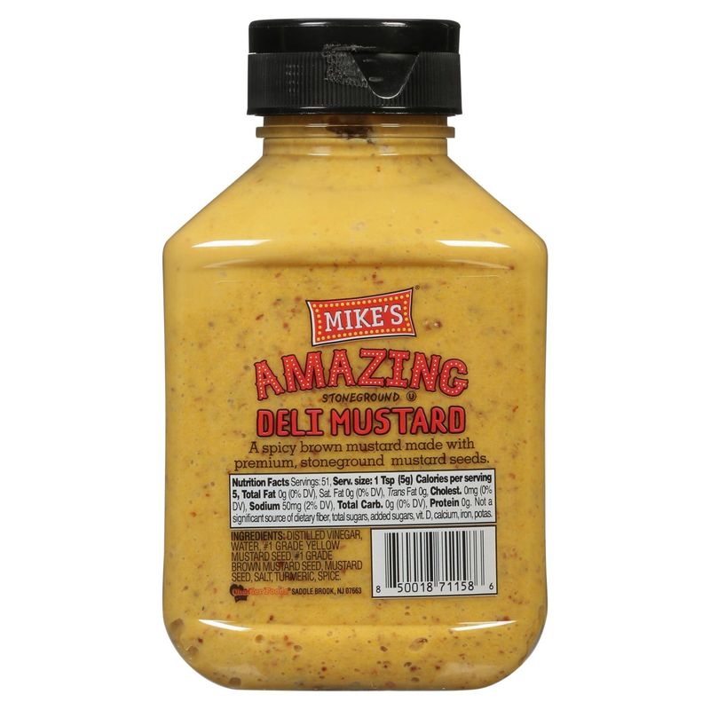 Mike's Amazing Stoneground Deli Mustard, 9 oz