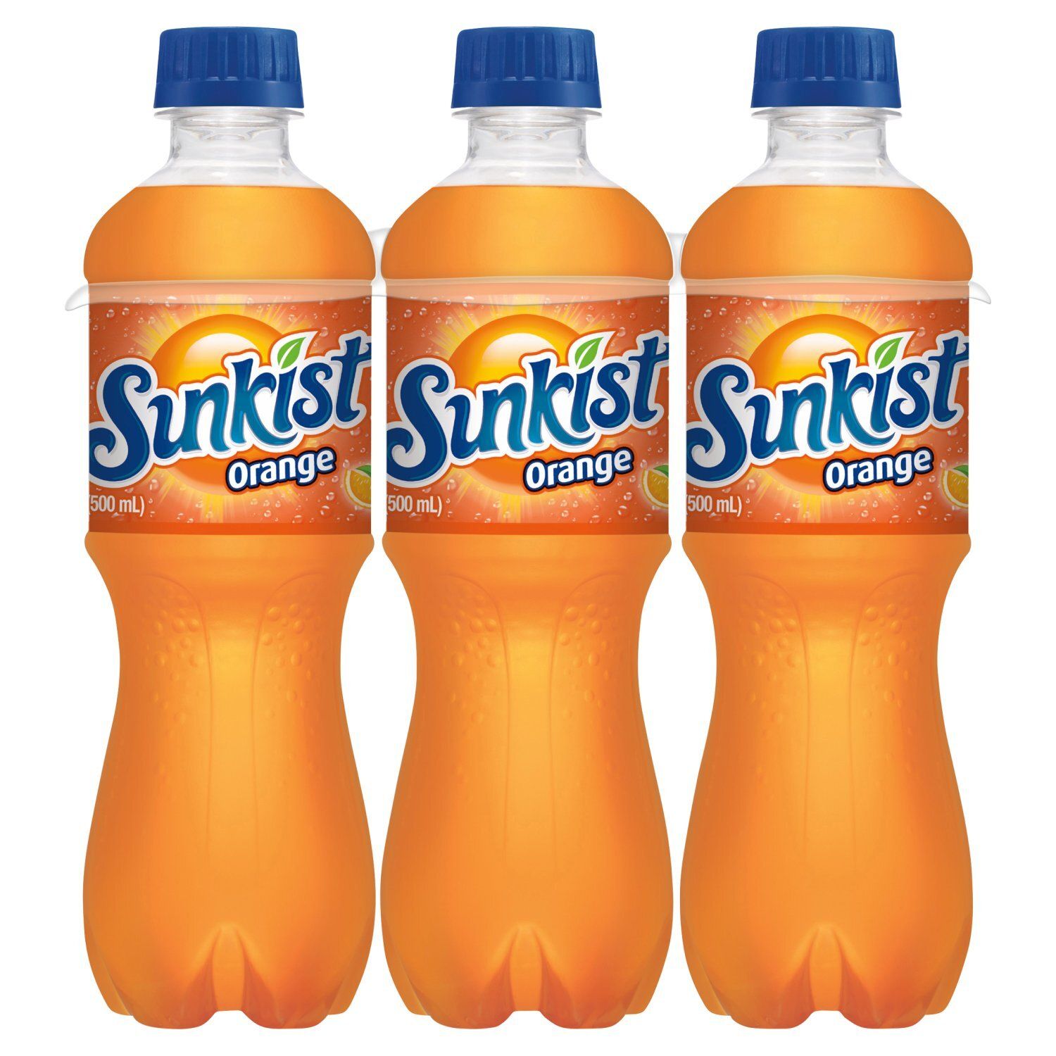 Sunkist Orange Soda, 500 ml, 6 count