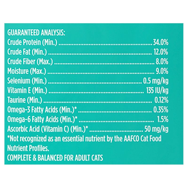 Nutrish Chicken, Lentils &amp; Salmon Recipe Complete &amp; Balanced Natural Cat Food, 3 lb