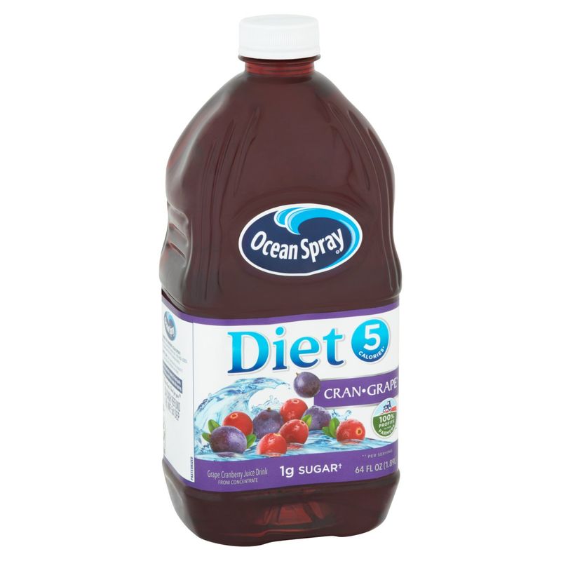 Ocean Spray Diet Cran-Grape Juice Drink, 64 fl oz
