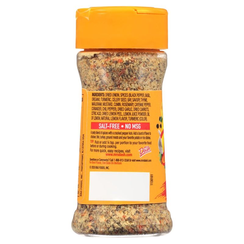 Dash Lemon Pepper Seasoning Blend, 2.5 oz