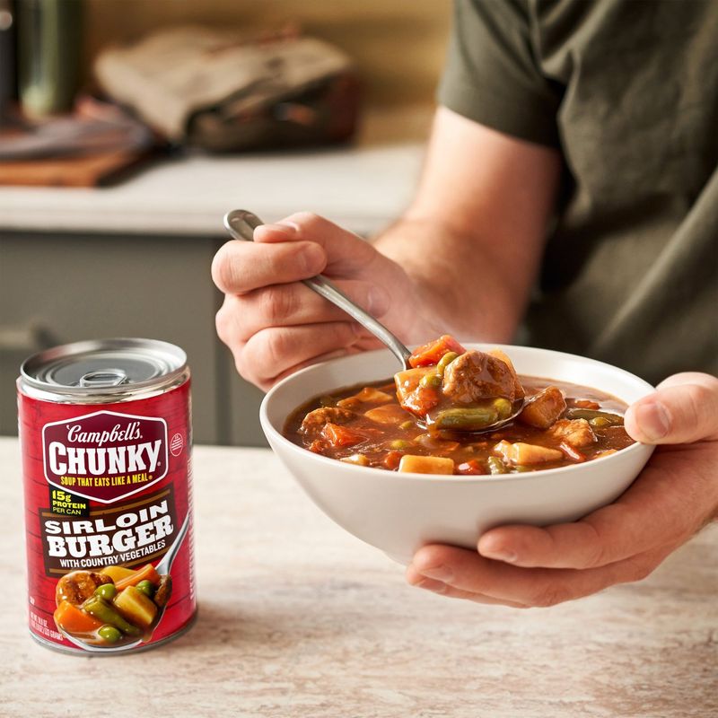 Campbell's Chunky Sirloin Burger with Country Vegetables Soup, 18.8 oz