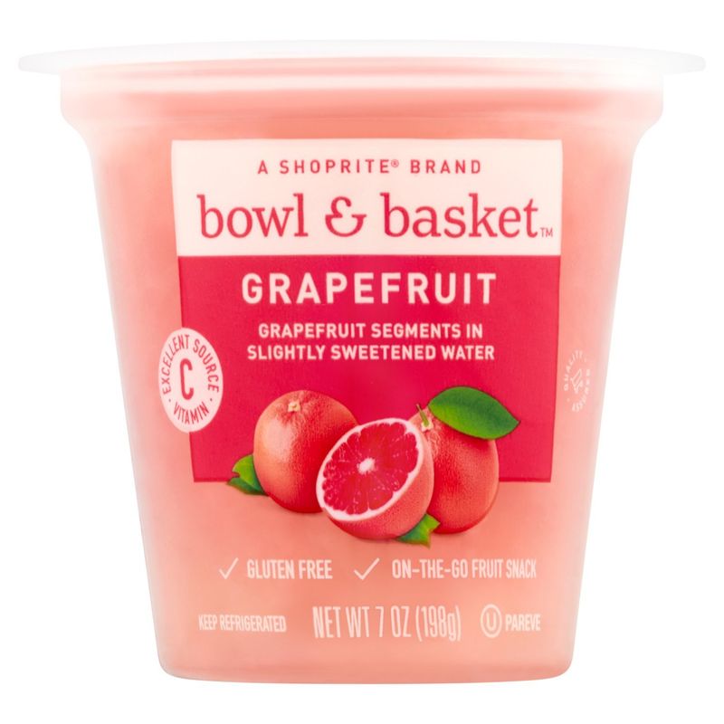 Bowl &amp; Basket Grapefruit Segments in Slightly Sweetened Water, 7 oz