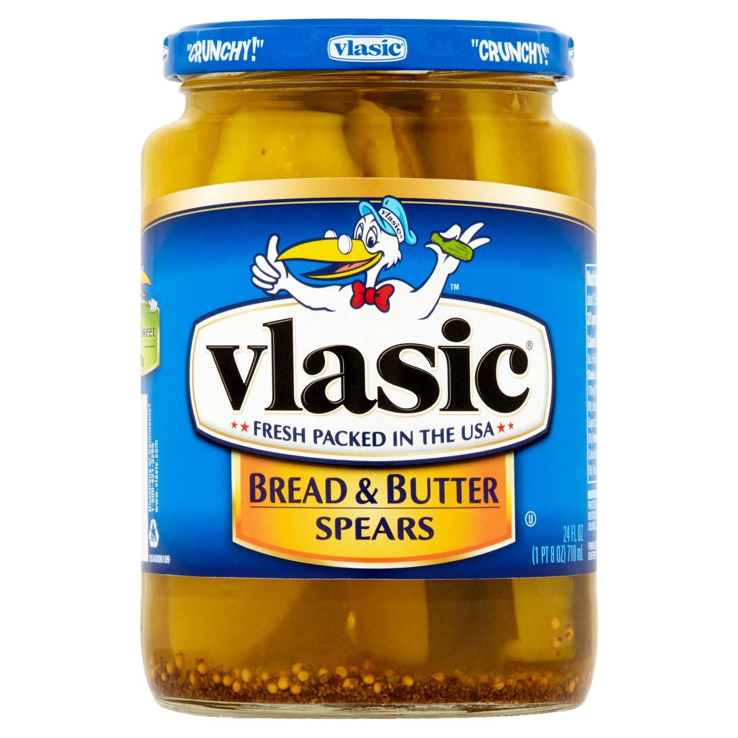 Vlasic Bread &amp; Butter Spears Pickles, 24 fl oz