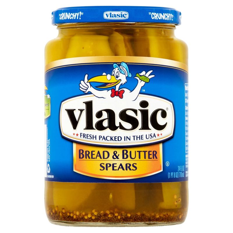 Vlasic Bread &amp; Butter Spears Pickles, 24 fl oz