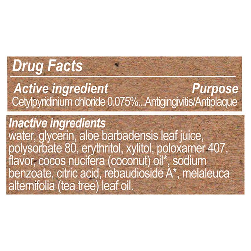Hello Natural Mint Peace Out, Plaque Antigingivitis Mouthwash, 16 fl oz