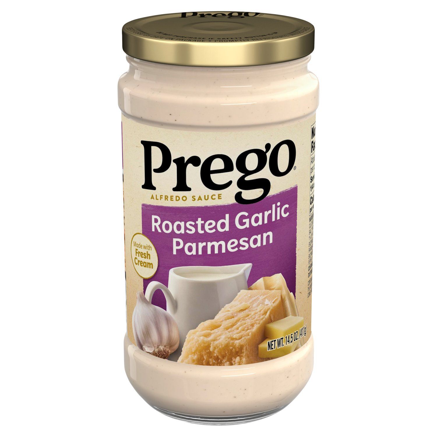 Prego Roasted Garlic Parmesan Alfredo Sauce, 14.5 oz