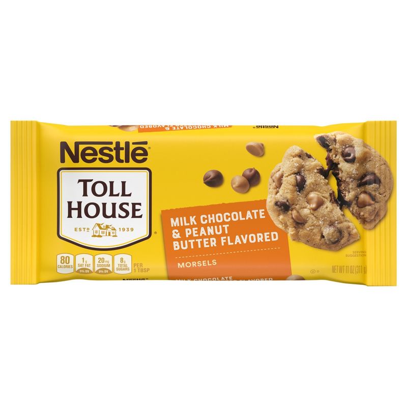 Toll House Milk Chocolate &amp; Peanut Butter Flavored Morsels, 11 oz