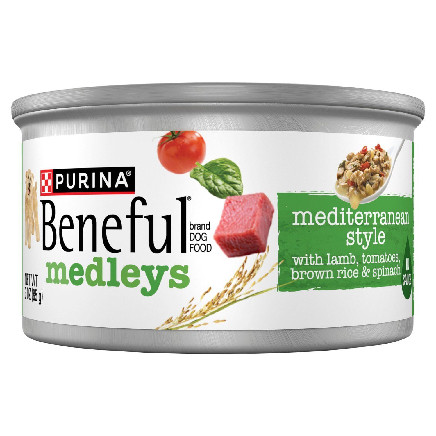 Purina Beneful Medleys Mediterranean Style Dog Food, 3 oz
