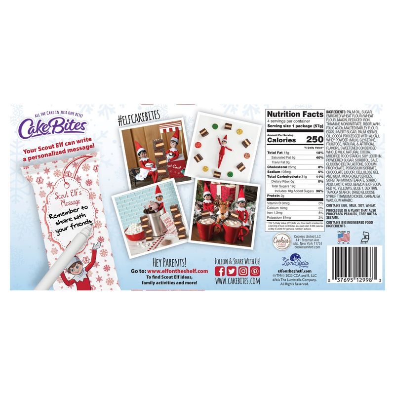 CakeBites Hot Cocoa Cakebites, 2 oz, 4 count