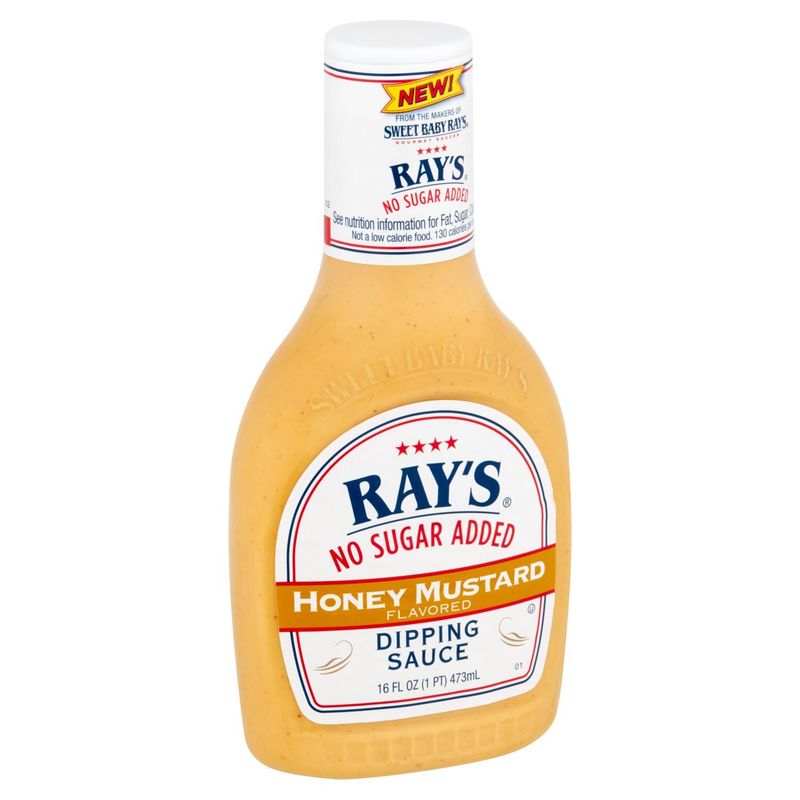 Ray's No Sugar Added Honey Mustard Flavored Dipping Sauce, 16 fl oz