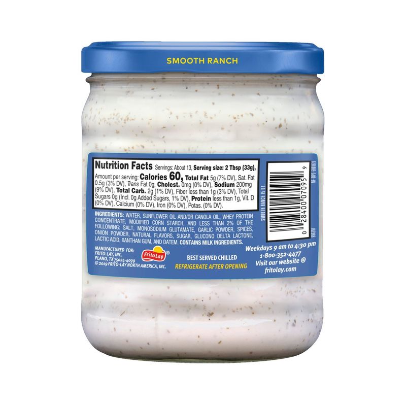 Lay's Dip Smooth Ranch 15 Oz