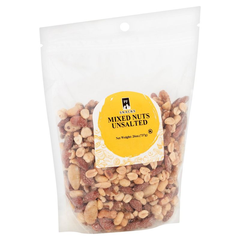 PF Snacks Unsalted Mixed Nuts, 26 oz