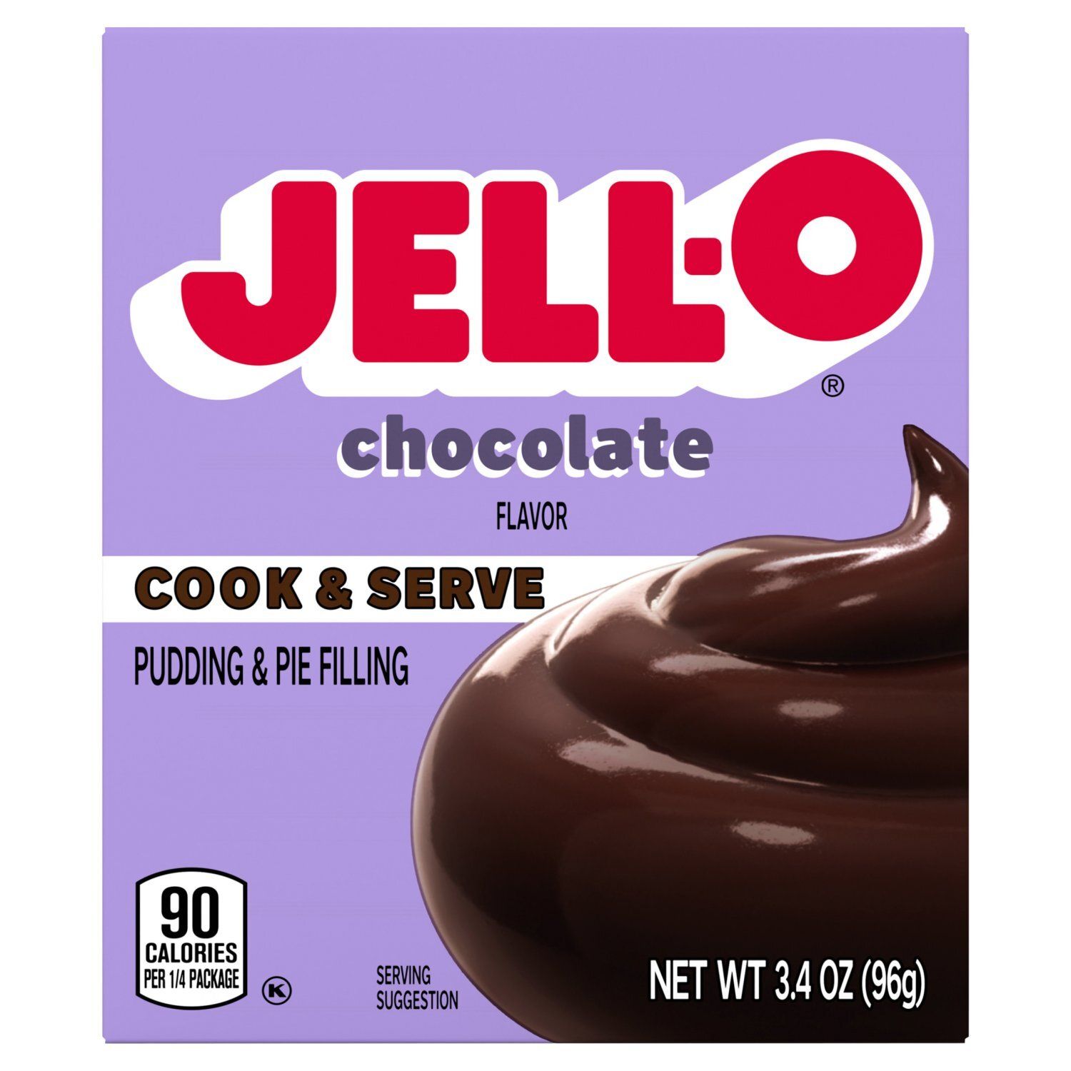 Jell-O Chocolate Flavor Cook &amp; Serve Pudding &amp; Pie Filling, 3.4 oz