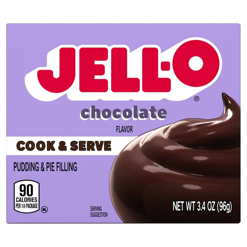 Jell-O Chocolate Flavor Cook &amp; Serve Pudding &amp; Pie Filling, 3.4 oz
