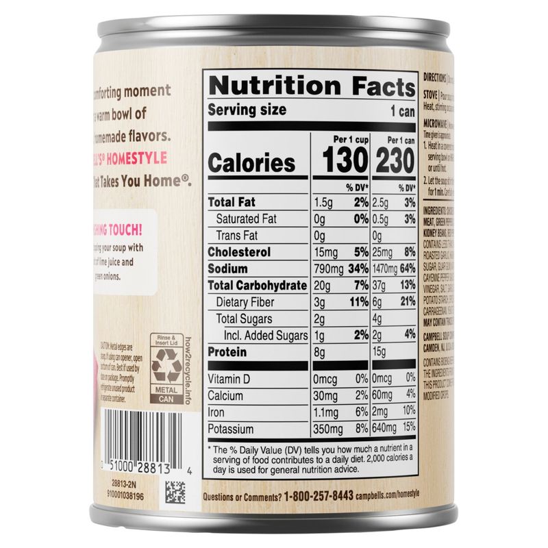 Campbell's Homestyle Caribbean-Style Jerk Chicken Soup, 16.1 oz