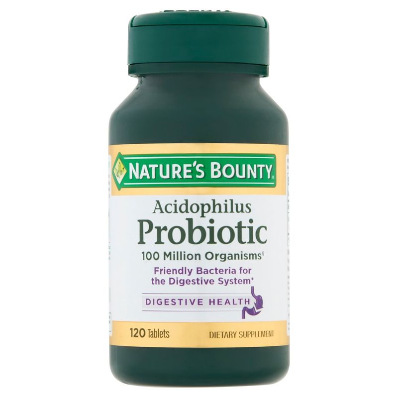 Nature's Bounty Acidophilus Probiotic Tablets, 120 count