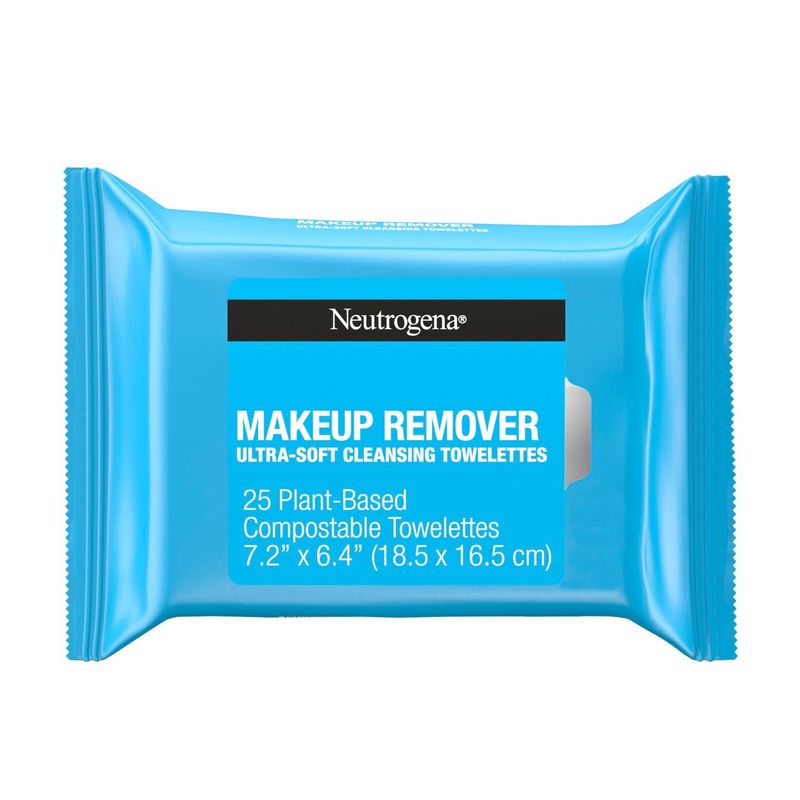 Neutrogena Makeup Remover Ultra-Soft Cleansing Towelettes, 25 count