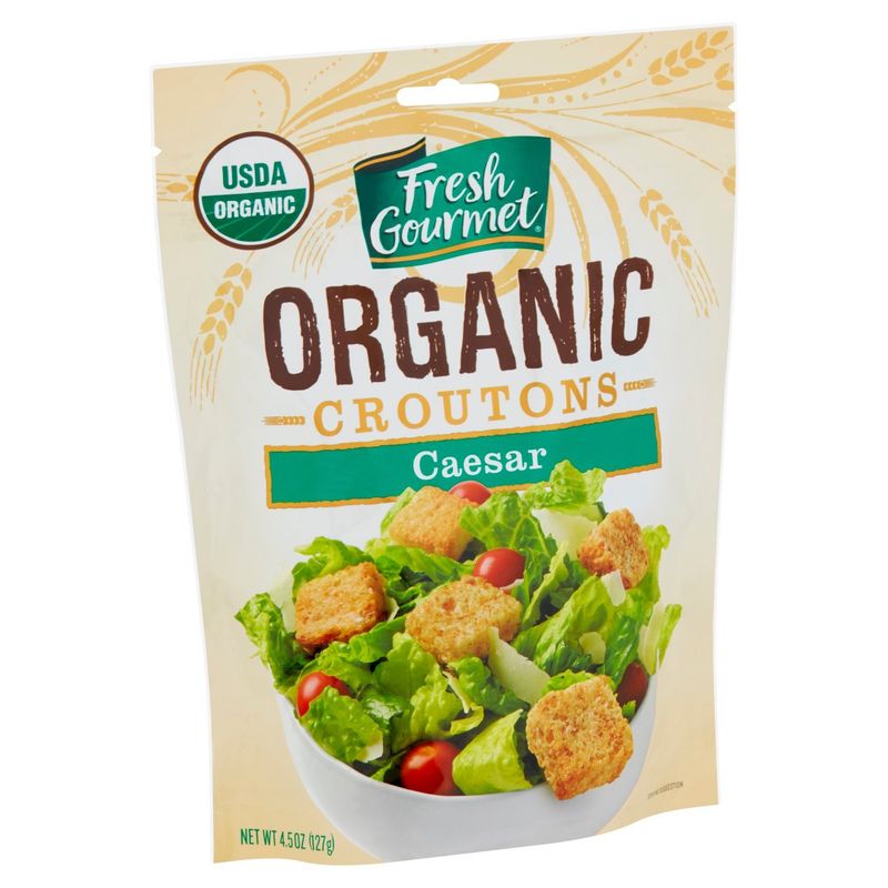 Fresh Gourmet Organic Caesar Croutons, 4.5 oz