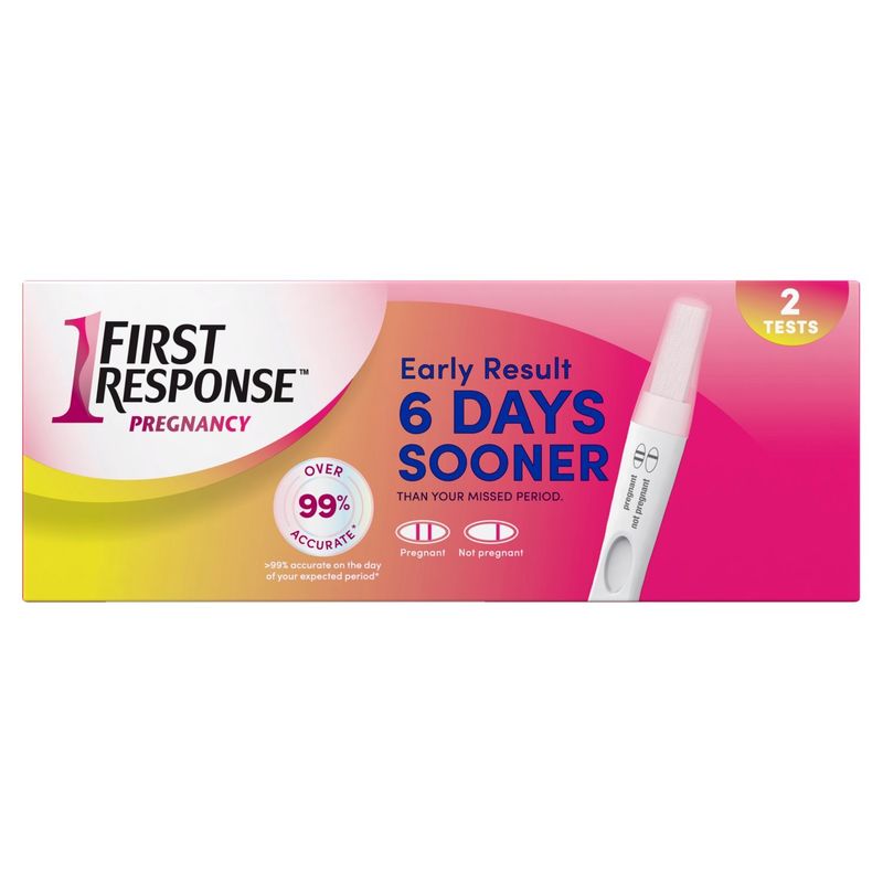 First Response Early Result Pregnancy Tests, 2 count