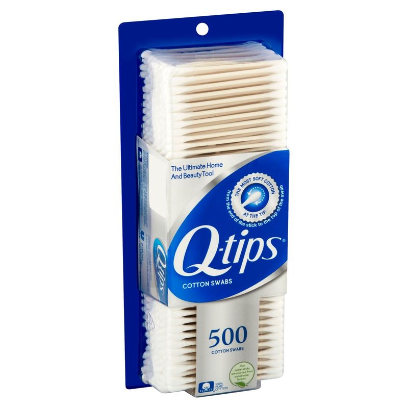 Q-tips Cotton Swabs, 500 count