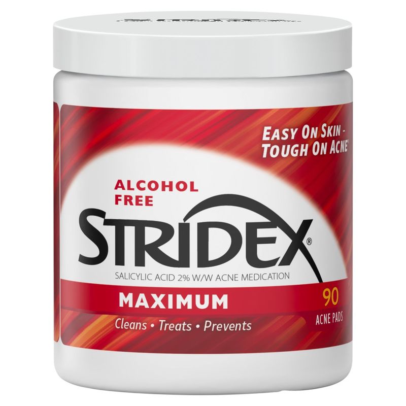 Stridex Maximum Acne Pads, 90 count