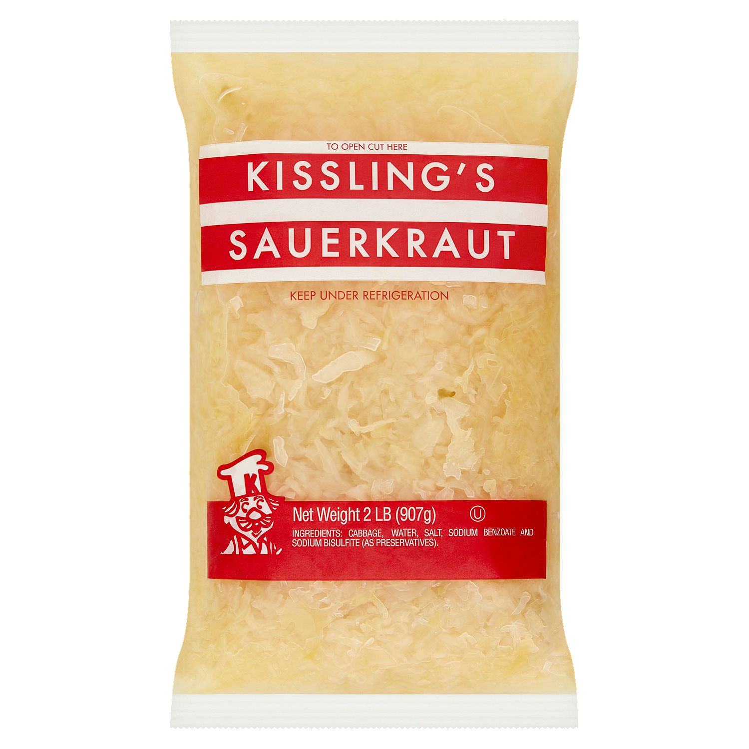 Kissling's Sauerkraut, 2 lb