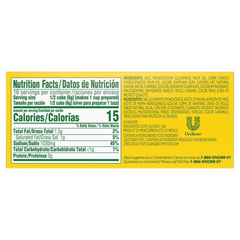 Knorr Chicken Flavor Bouillon Cubes, 8 count, 3.1 oz
