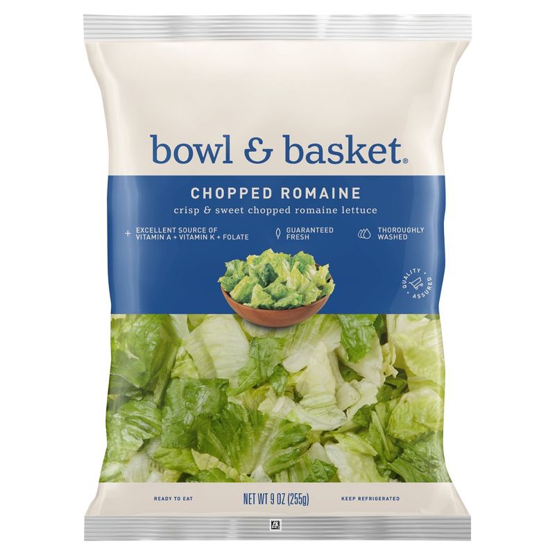 Bowl &amp; Basket Chopped Romaine, 9 oz